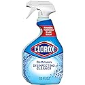 CLOROX Bathroom Disinfecting Cleaner, Original, Spray Bottle, 30 Fl Oz (Pack May Vary)