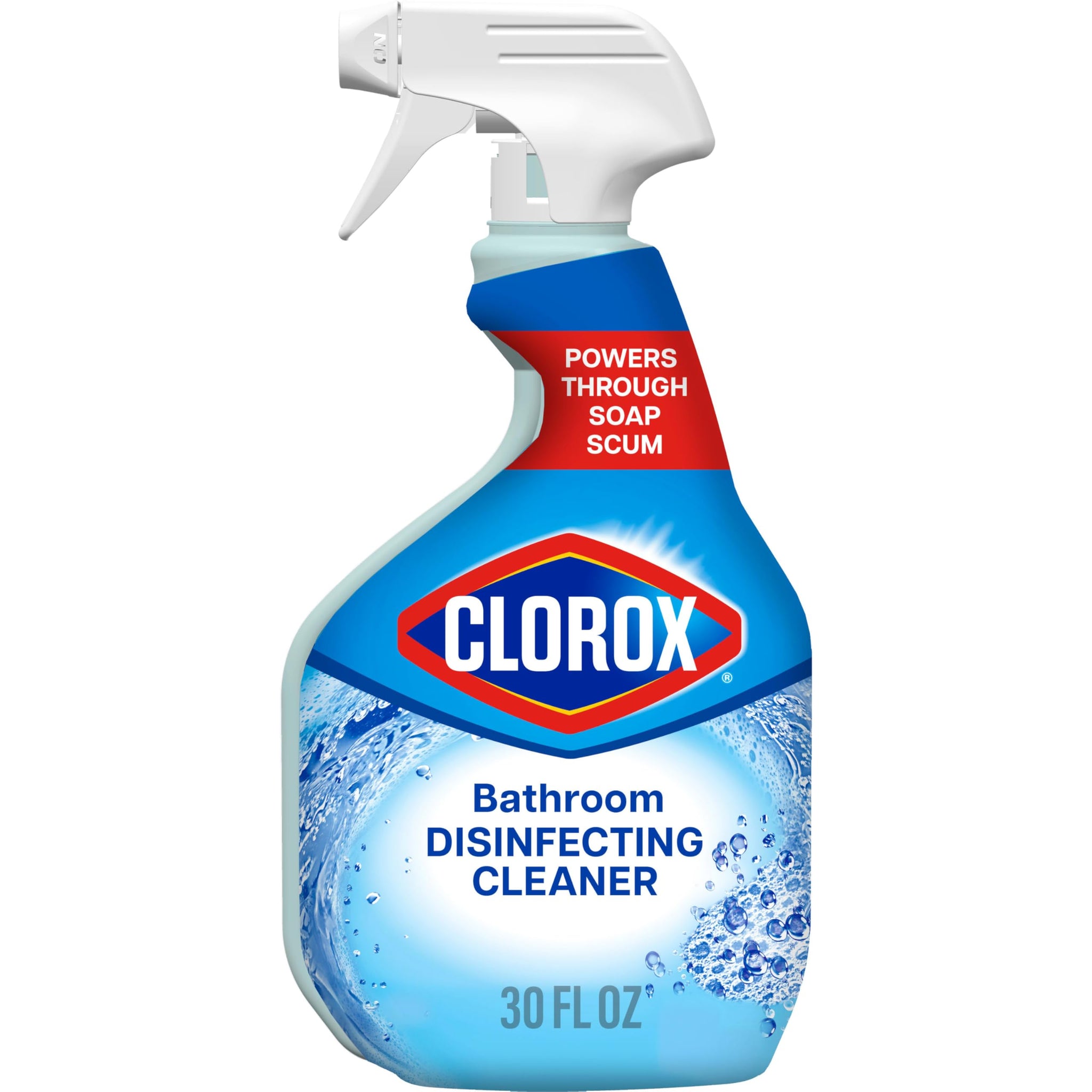 CLOROX Bathroom Disinfecting Cleaner, Original, Spray Bottle, 30 Fl Oz (Pack May Vary)