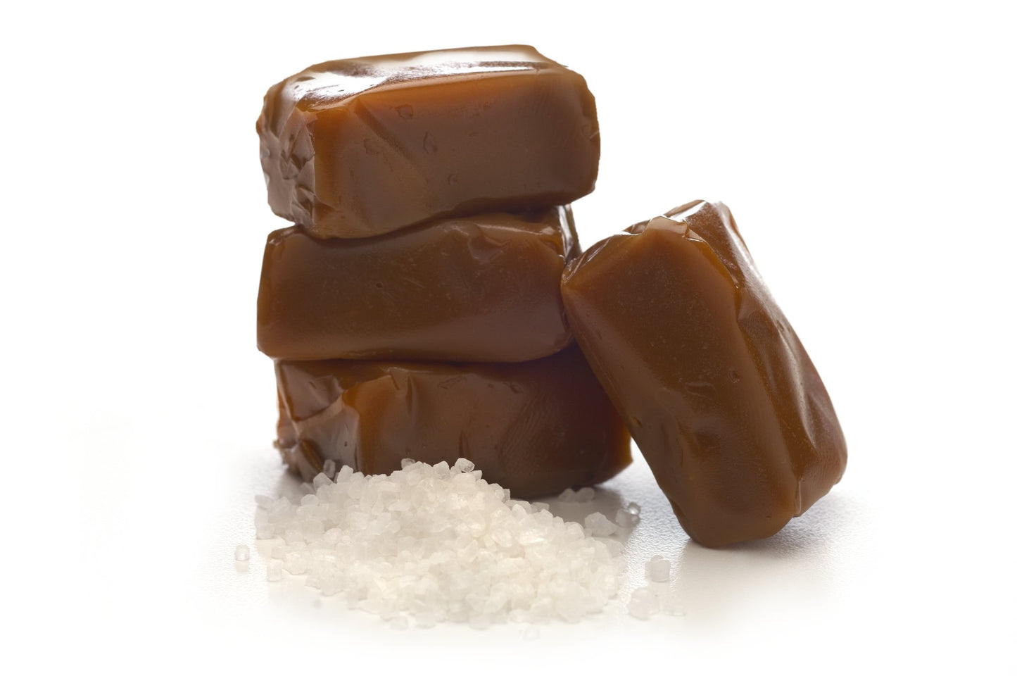 AvenueSweets - Handcrafted Individually Wrapped Soft Caramels - 8 oz Bag - Sea Salt