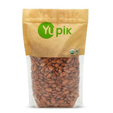 Yupik Organic California Almonds, 2.2 lb (35.2 oz), Non-Gmo, Vegan, Gluten-Free, Good Source Of Protein, Fiber, Iron & Calcium, Low In Carb