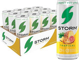 STORM Tropical, Fitness & Wellness Energy Drink, 12 Fl Oz (Pack of 12)