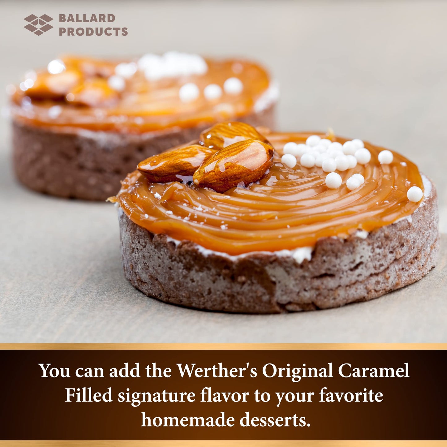 Werther's Original Creamy Caramel Filled Pack of 2 - Bulk Bags of Hard Candy Individually Wrapped (27 oz) Each - Werthers Caramel Filled Candy