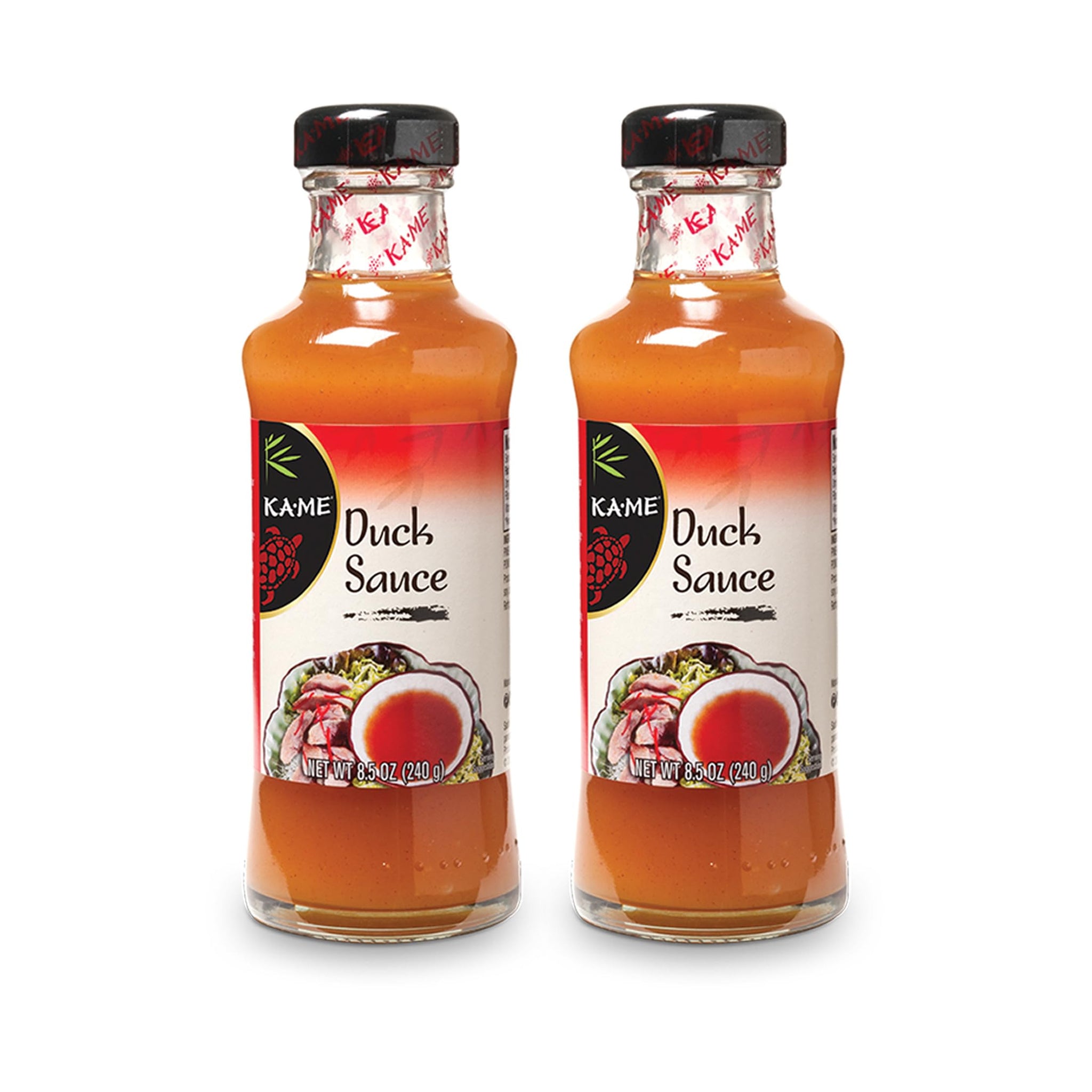 KA-ME Duck Sauce - Sweet & Tangy Chinese Condiment - Asian Dipping Sauce for Egg Rolls, Dumplings & Fried Wontons - Asian Pantry Staple - 8.5 Oz - 2