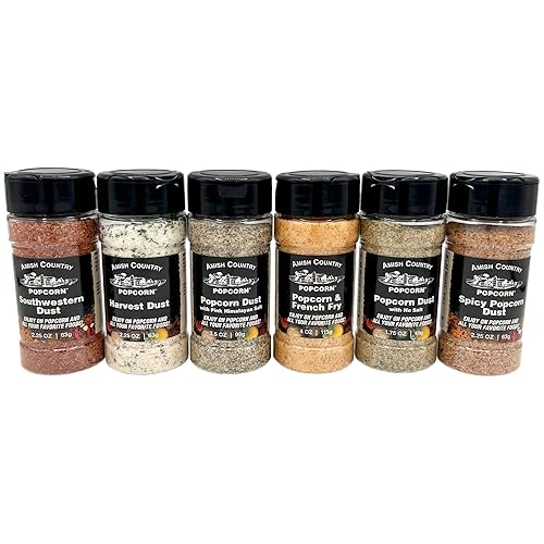 Amish Country Popcorn | 6 Pack Popcorn Dust Bundle | Old Fashioned, Non-GMO