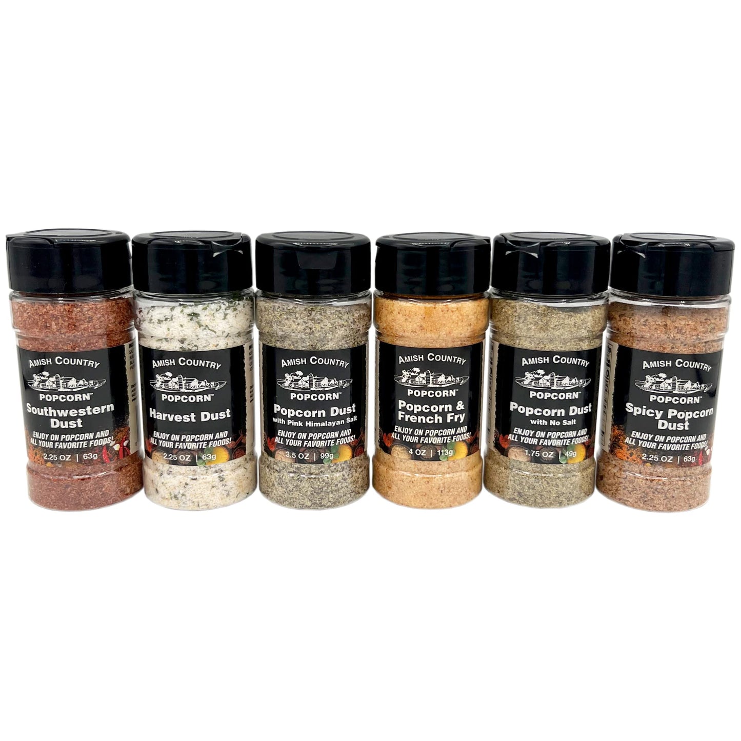 Amish Country Popcorn | 6 Pack Popcorn Dust Bundle | Old Fashioned, Non-GMO