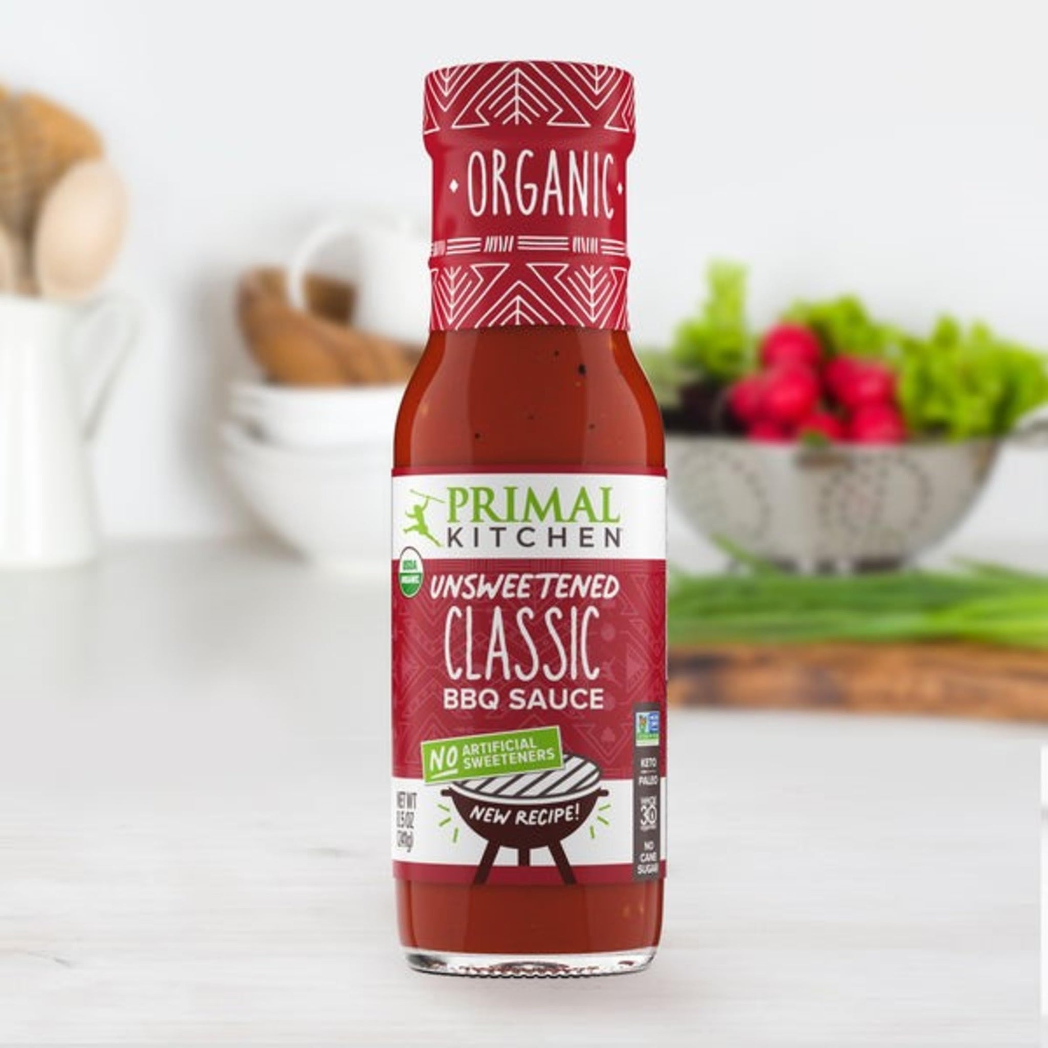 Primal Kitchen Classic BBQ Sauce Organic & Unsweetened, 8.5 Fl Oz