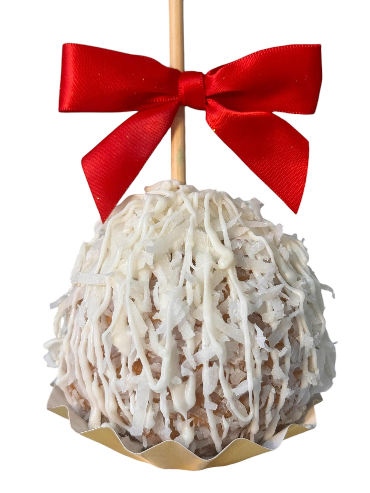 Gourmet Caramel Apples Gift Pack, Set of 3 (All Coconut and White Chocolate)