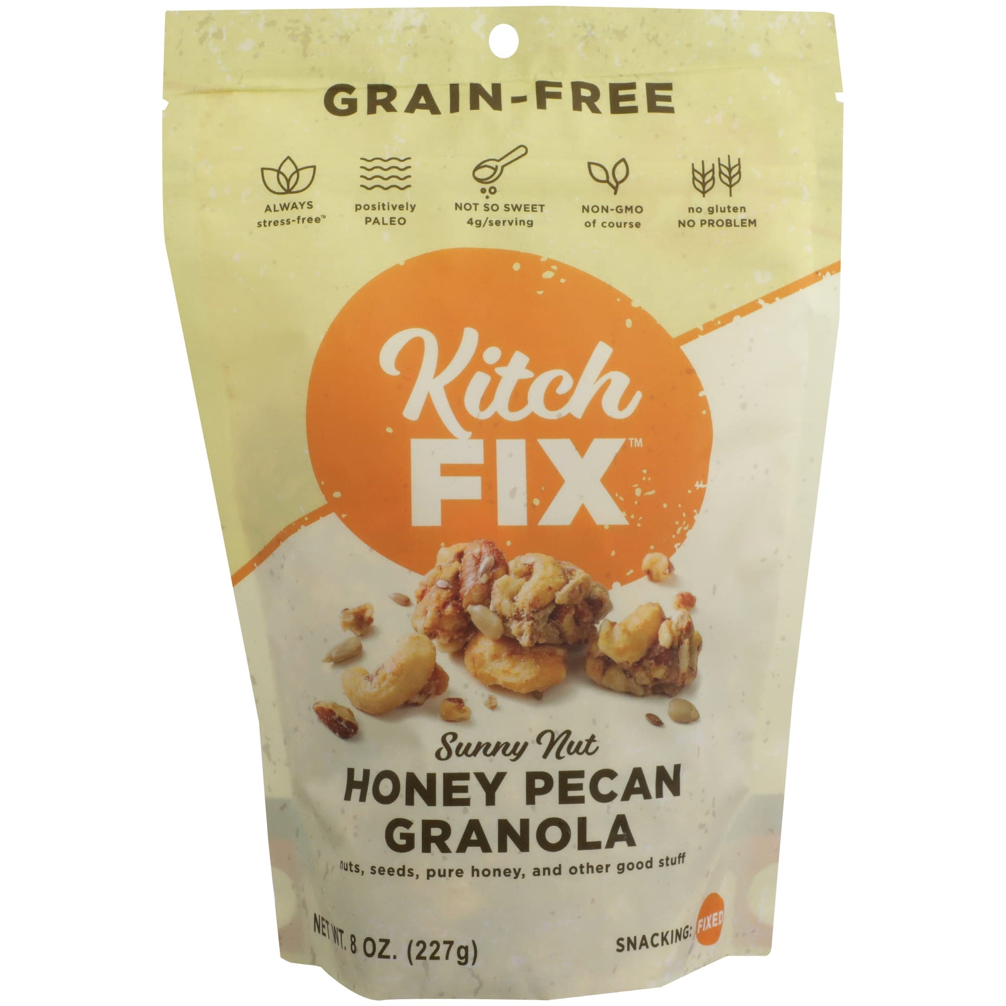 KITCHFIX Honey Pecan Granola, 8 OZ