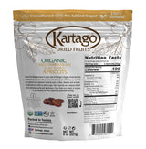 Kartago Organic Dried Apricots - Unsulfured Mediterranean Sun Dried Apricots - Vegan, Kosher, Gluten Free, No Added Sugar - Healthy Natural Vegan