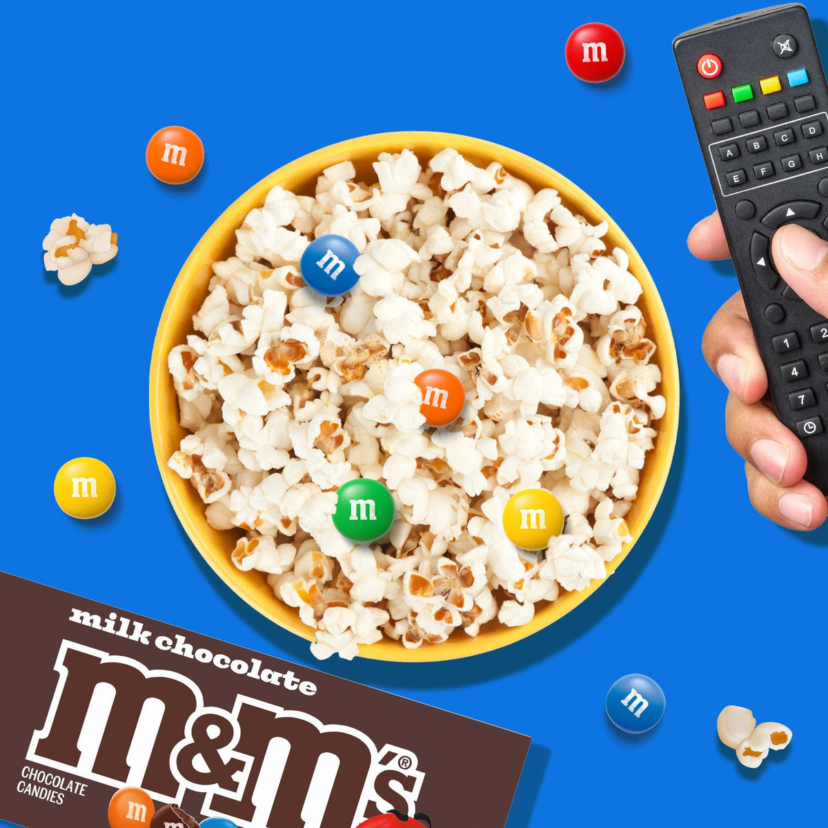 M&M'S Milk Chocolate Candy Movie Theater Candy Box, 3.10 oz, Pack of 12