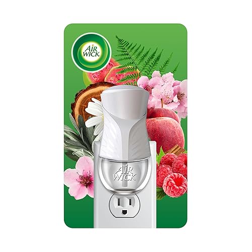 Air Wick plug in Scented Oil Warmer, White, 1 Count, Essential Oils, Air Freshener