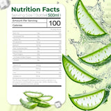 OKF Aloe Vera Drink Juice with Pure Aloe Pulp, Variety, 16.9 oz. (Original, Pack of 20), Plant Based Drink, Korean drinks