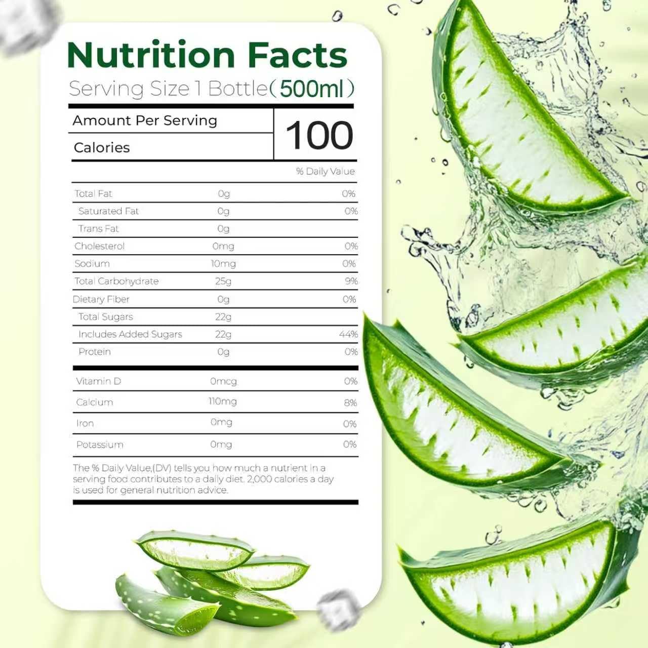 OKF Aloe Vera Drink Juice with Pure Aloe Pulp, Variety, 16.9 oz. (Original, Pack of 20), Plant Based Drink, Korean drinks