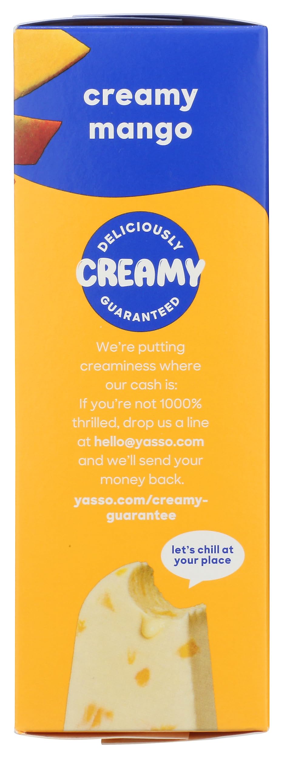 Yasso Creamy Mango Greek Yogurt Bars, 14 FZ