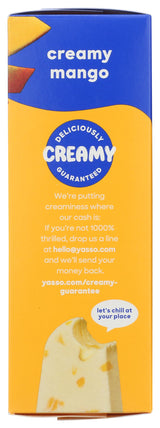 Yasso Creamy Mango Greek Yogurt Bars, 14 FZ