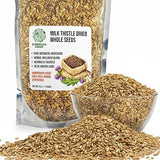 Siberian Green Milk Thistle Dried Whole Seeds Tea 340g (12 oz) Clean Caffeine-Free Harvest Botanical Silybum marianum