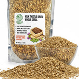 Siberian Green Milk Thistle Dried Whole Seeds Tea 340g (12 oz) Clean Caffeine-Free Harvest Botanical Silybum marianum