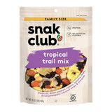 Snak Club Tropical Trail Mix with Dried Fruits, Chips & Almonds, 16 oz
