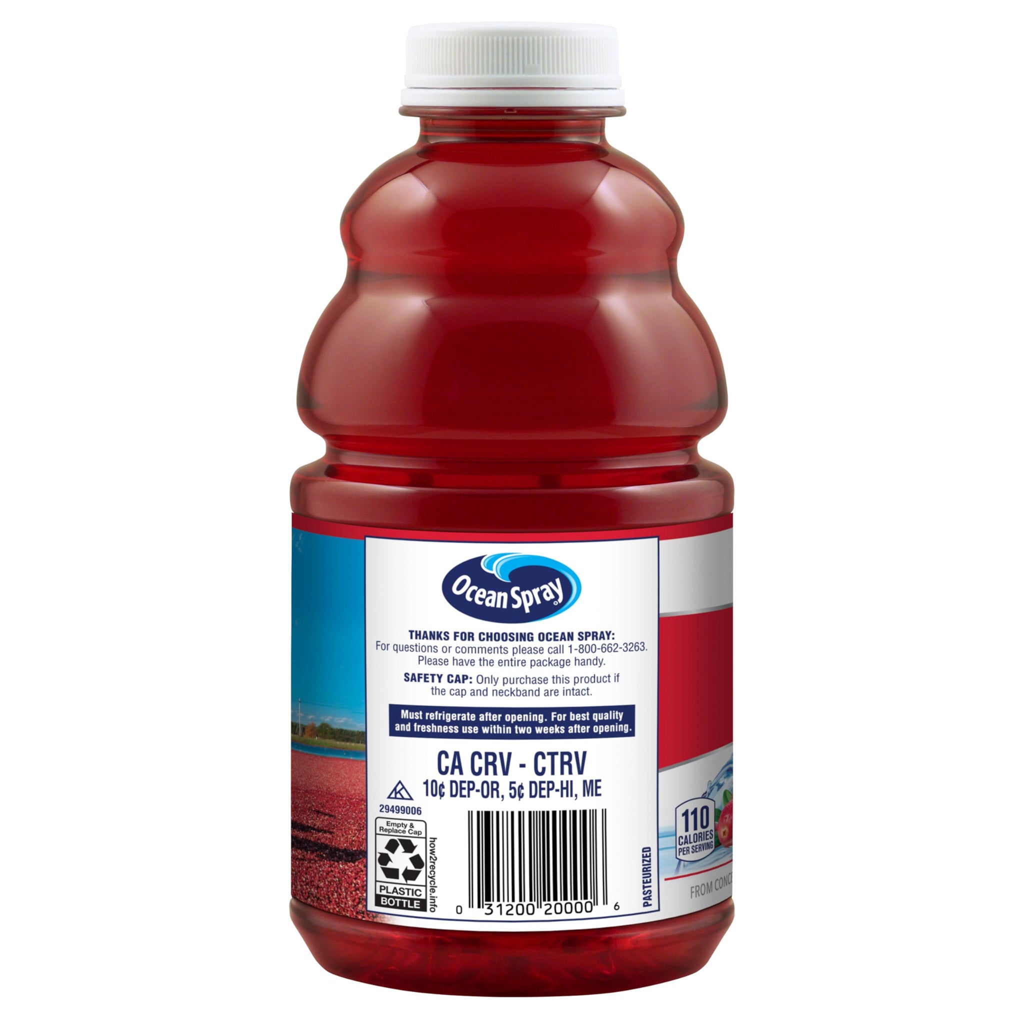 Ocean Spray® Cranberry Juice Cocktail, 32 Fl Oz Bottle