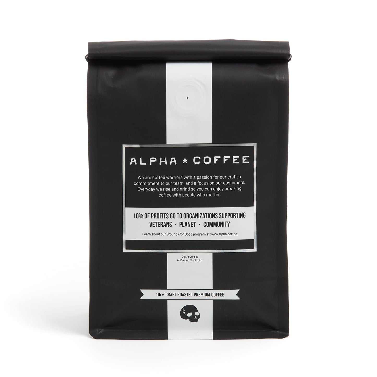 Alpha Coffee - Task Force Zulu - 16 oz. Premium Gourmet Organic Medium Roast Coffee (Task Force Zulu Drip Grind, 1 Pound (Pack of 1))