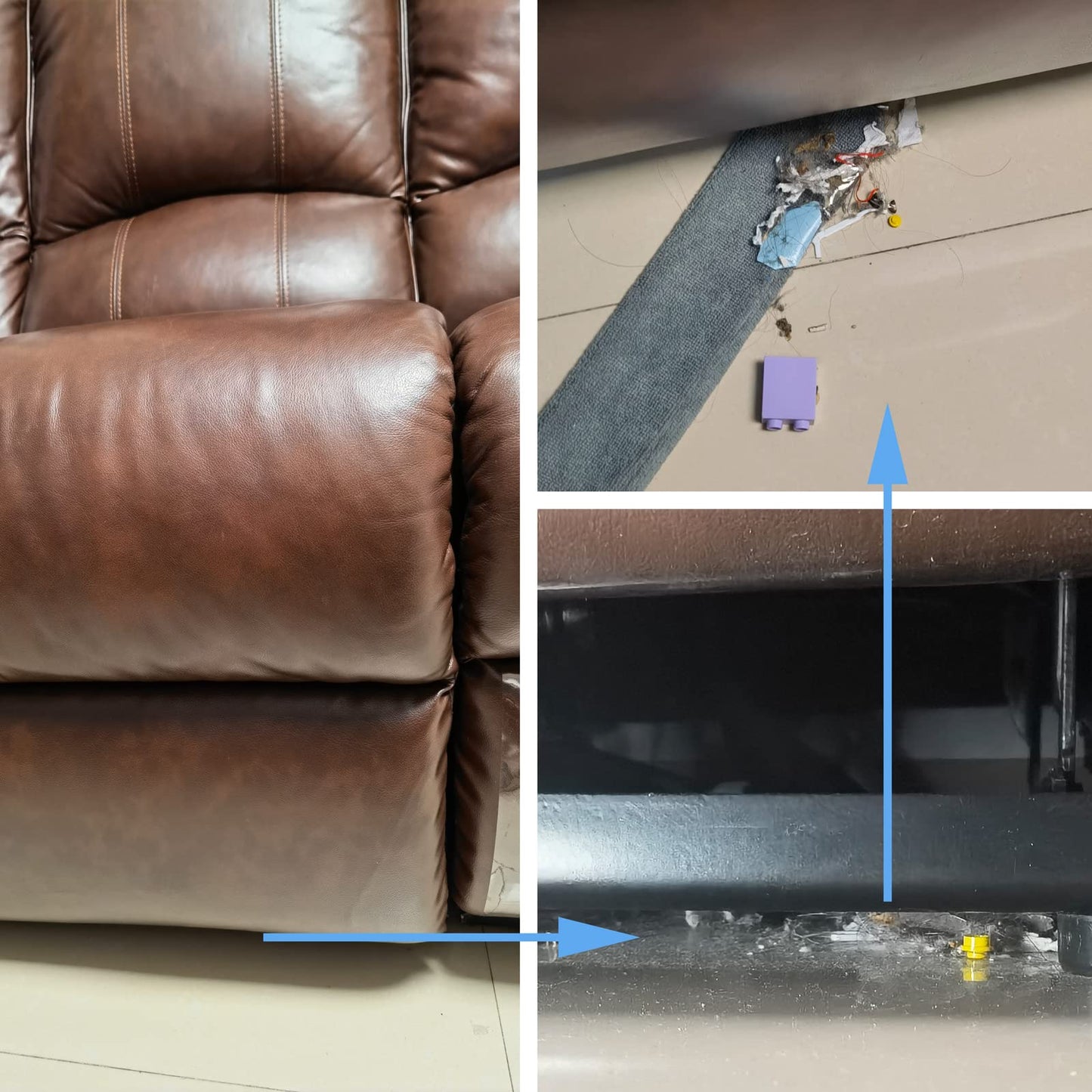 Upgraded Under Appliance Cleaning Gadgets, Microfiber Gap Duster, Skinny Flat Duster with Extendable Pole 26-55 Inches, Suitable for Underneath