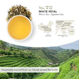 Smith Teamaker White Petal No. 72, Caffeinated, Sugar-Free, Sustainably Grown, Full Leaf White Tea Bags, 15 Sachets, 1.06oz Each