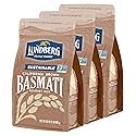 Lundberg Family Farms - California Brown Basmati Rice, Pleasant Aroma, Won't Clump When Cooked, 100% Whole Grain, High Fiber, Pantry Staple, Gluten-Free, Non-GMO, Vegan, Kosher (32 oz, 3-Pack) 3