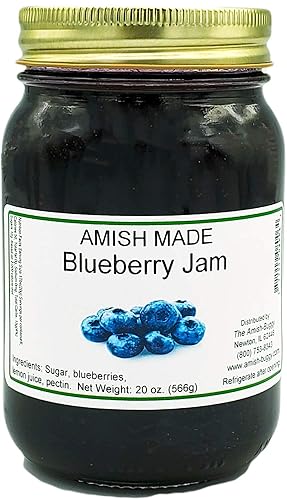 Amish Blueberry Jam - Two 18 Oz Jars