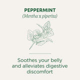 Traditional Medicinals Organic, Peppermint Tea - Helps Soothe Belly from Occasional Gas and Bloating - Kosher, Non-GMO, Caffeine-Free, Compostable