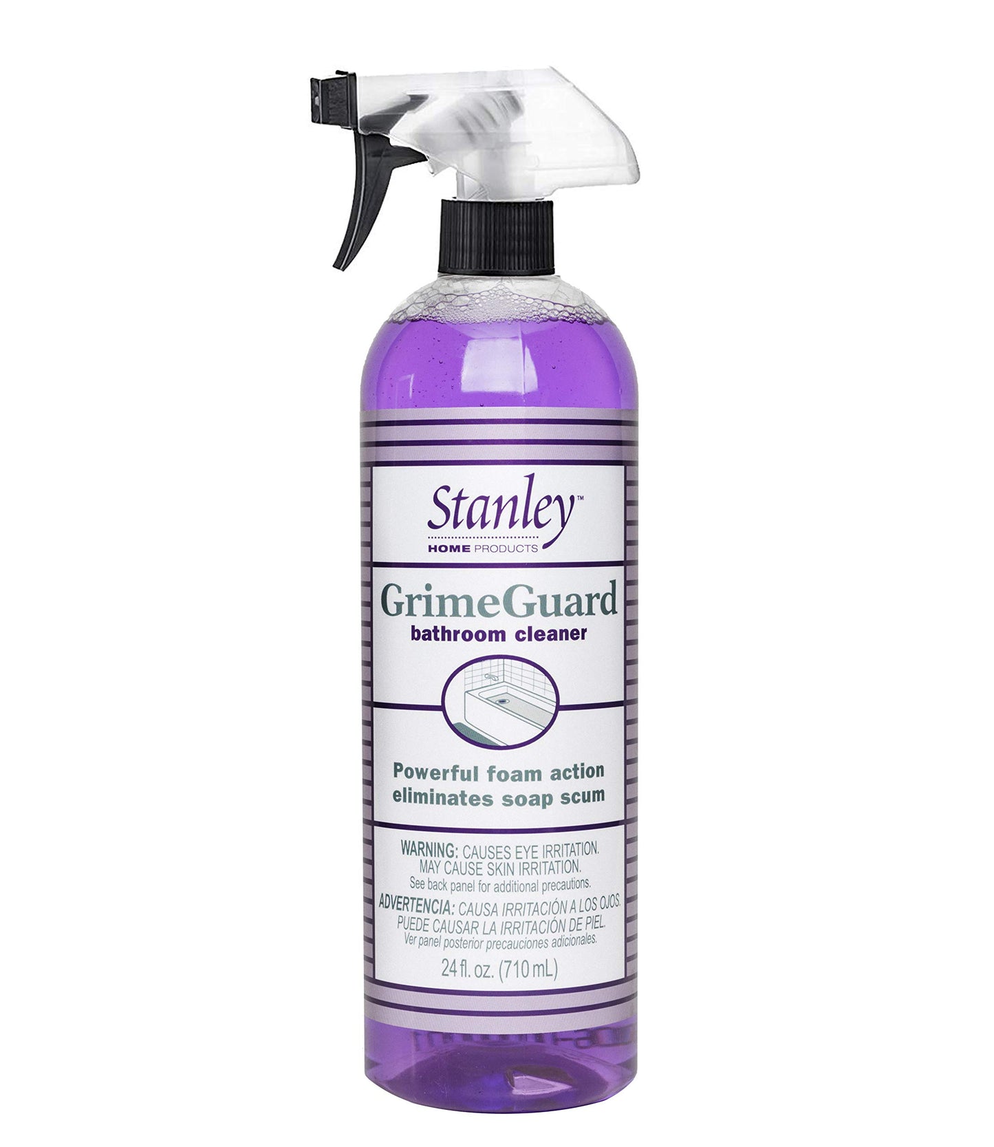 STANLEY HOME PRODUCTS GrimeGuard Bathroom Cleaner - Bleach Free & Non Abrasive Eco Shower & Kitchen Tiles - Cleans Grime (Bottle with Sprayer)
