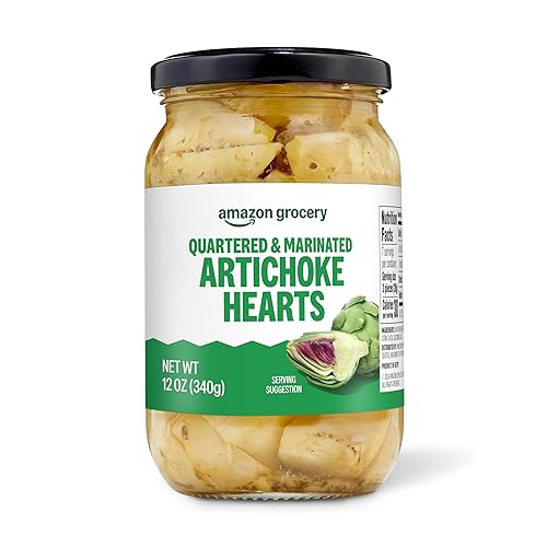Amazon Grocery, Quartered & Marinated Artichoke Hearts, 12 Oz