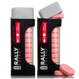 Rally Energy Caffeine Gum, Sugarless Gum with 60 mg of Caffeine for Fast-Acting Energy, Stay Alert, Long-Lasting, Natural Cinnamon Flavor (2 Pack, 22