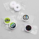 Big Dot of Happiness Set the Pace - Running - Track, Cross Country or Marathon Party Round Candy Sticker Favors - Labels Fit Chocolate Candy (1 Sheet