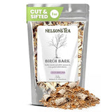 Nelson's Tea Birch Bark - Cut & Sifted Betula Alba Spice Loose Leaf Tea - Wildcrafted Betula Pubescens Spice Blend for Traditional Use, Natural Tea