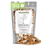 Nelson's Tea Birch Bark - Cut & Sifted Betula Alba Spice Loose Leaf Tea - Wildcrafted Betula Pubescens Spice Blend for Traditional Use, Natural Tea