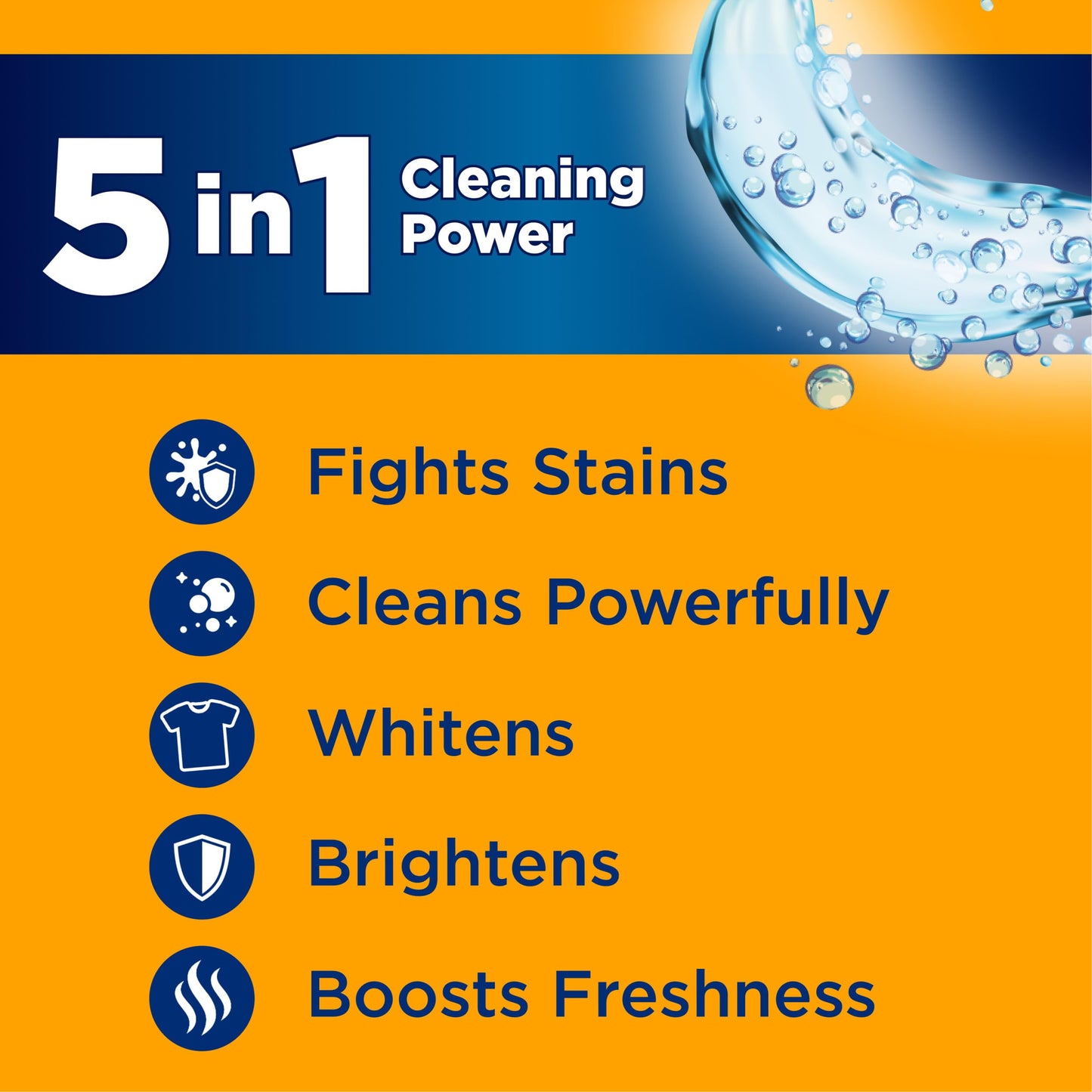 ARM & HAMMER Plus OxiClean Ultra Stain Fighters Liquid Laundry Detergent, Stain Remover for Clothes, Clean Meadow, 74 Loads, 96.2 fl oz