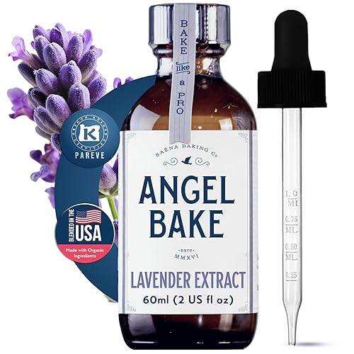 Pure Bulgarian Lavender Extract for Baking & Mixology - 100 Servings Culinary Grade Lavender Essence and Flavoring - Kosher, Keto Friendly, Vegan