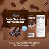 Dark Chocolate Covered Roasted Espresso Coffee Beans - 2 Pound Bulk Pack
