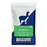 Backyard Beans Coffee Breakfast Blend, Organic, Medium Roast, Whole Bean Coffee, 12oz
