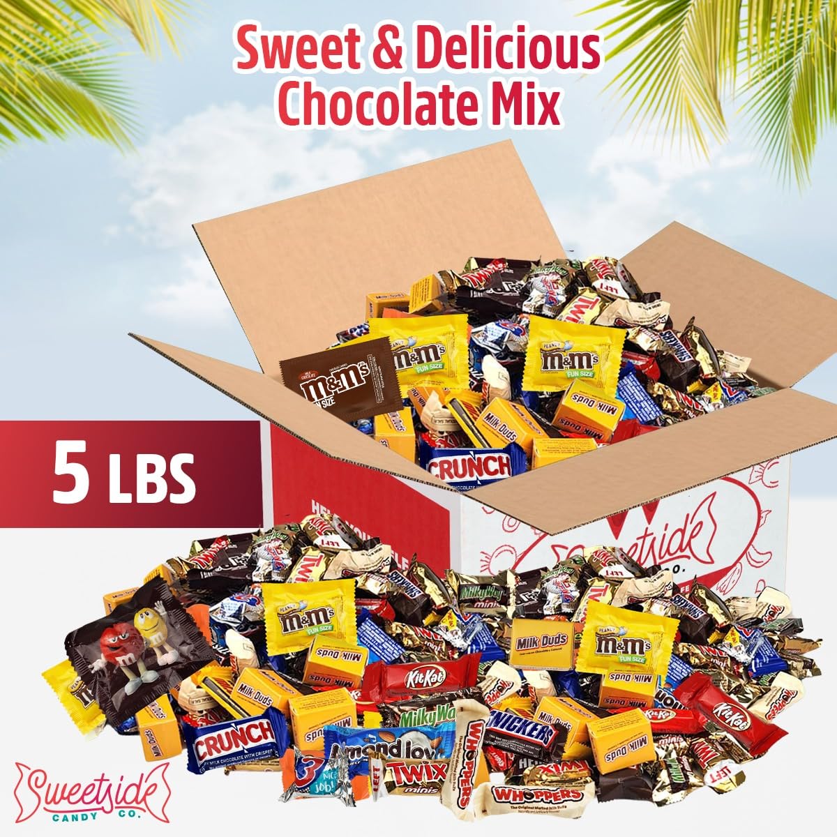 Chocolate Candy variety pack, Assorted Chocolate Mix, Bulk, 5 lb