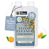 ProCare Citrus Floor Cleaner Concentrate (Made in USA) | Streak-free Cleaner for Vinyl, Wood, Tile, Stone & Laminate Floor Cleaner For Mopping