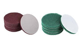 KONVER 5"" Inch Scrubber Scouring Pad 22 Pack Grit 240 Grit 320 Drill Scuffing Disc Hoop and Loop Surface Cleaning Tool