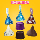 Chocolate Assorted Bulk Candy Variety Pack 5lb - Mini Chocolate Bars, Milk & Dark Chocolate Mix - Individually Wrapped Bulk Candy for Office Snacks