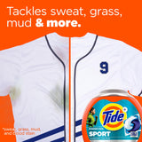 Tide Power Pods Sport Laundry Detergent Pacs, 45 Count, Advanced Sweat + Stain Fighter