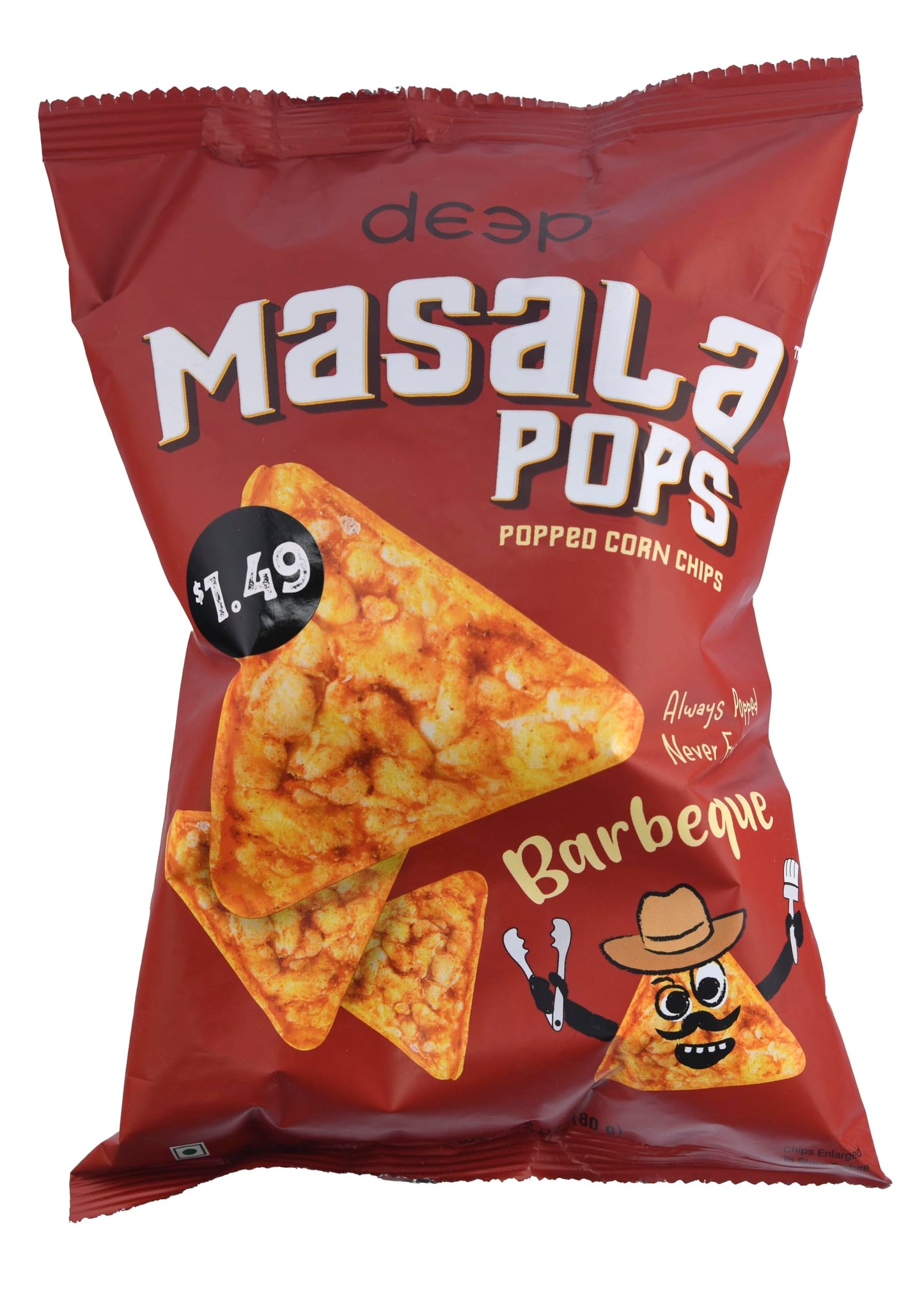 Masala Pops Barbeque (2.8oz)