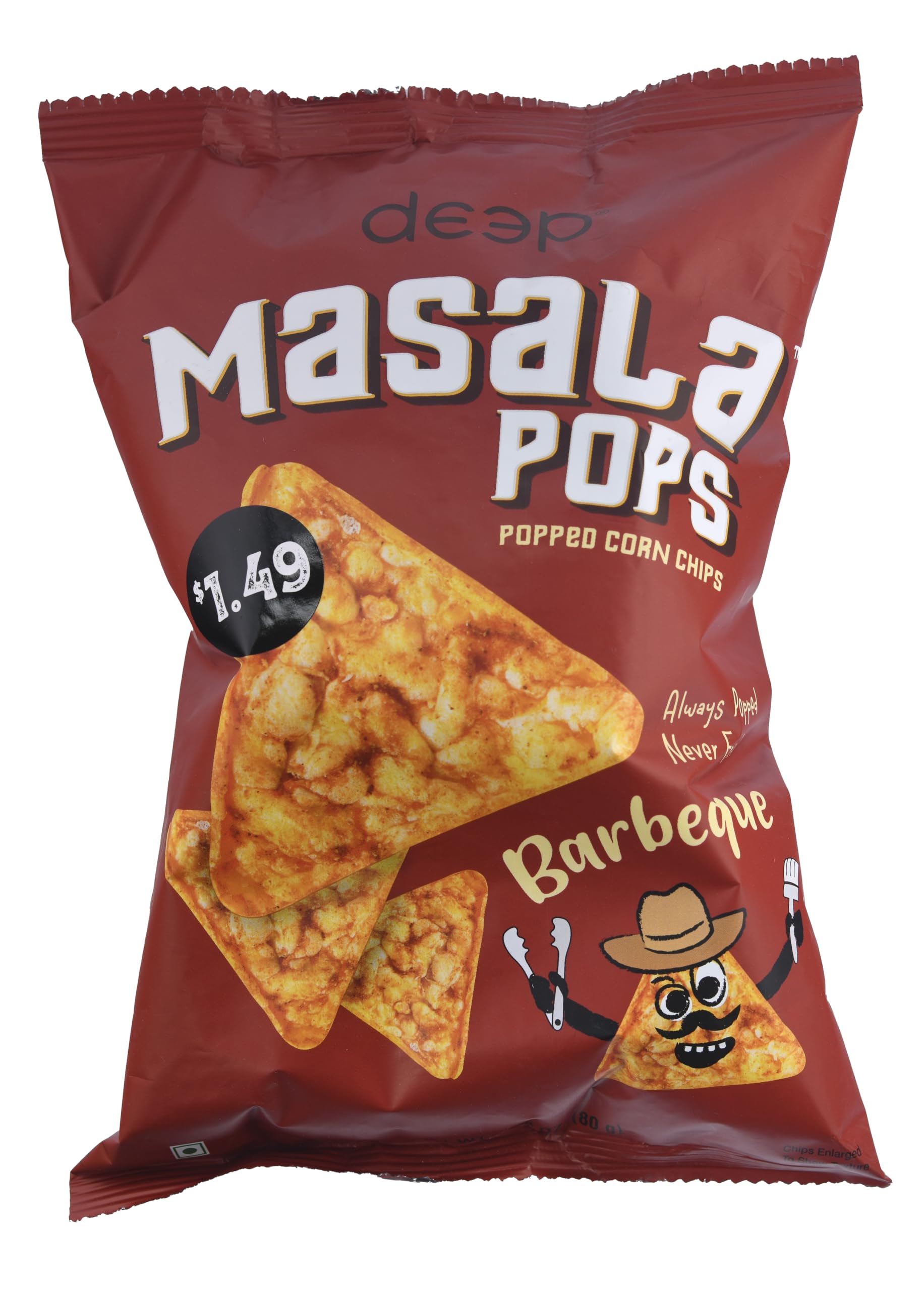 Masala Pops Barbeque (2.8oz)