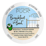 Wolfgang Puck Coffee Single Serve Capsules, Medium Roast, Compatible with Keurig K-Cup Brewers, Breakfast in Bed, 18 Count