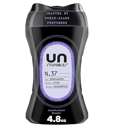 Downy Unstopables Unlimited Collection In-Wash Laundry Scent Booster Beads, No. 37, Fine Fragrance, Long-Lasting Fresh Scent Beads, 4.8 oz
