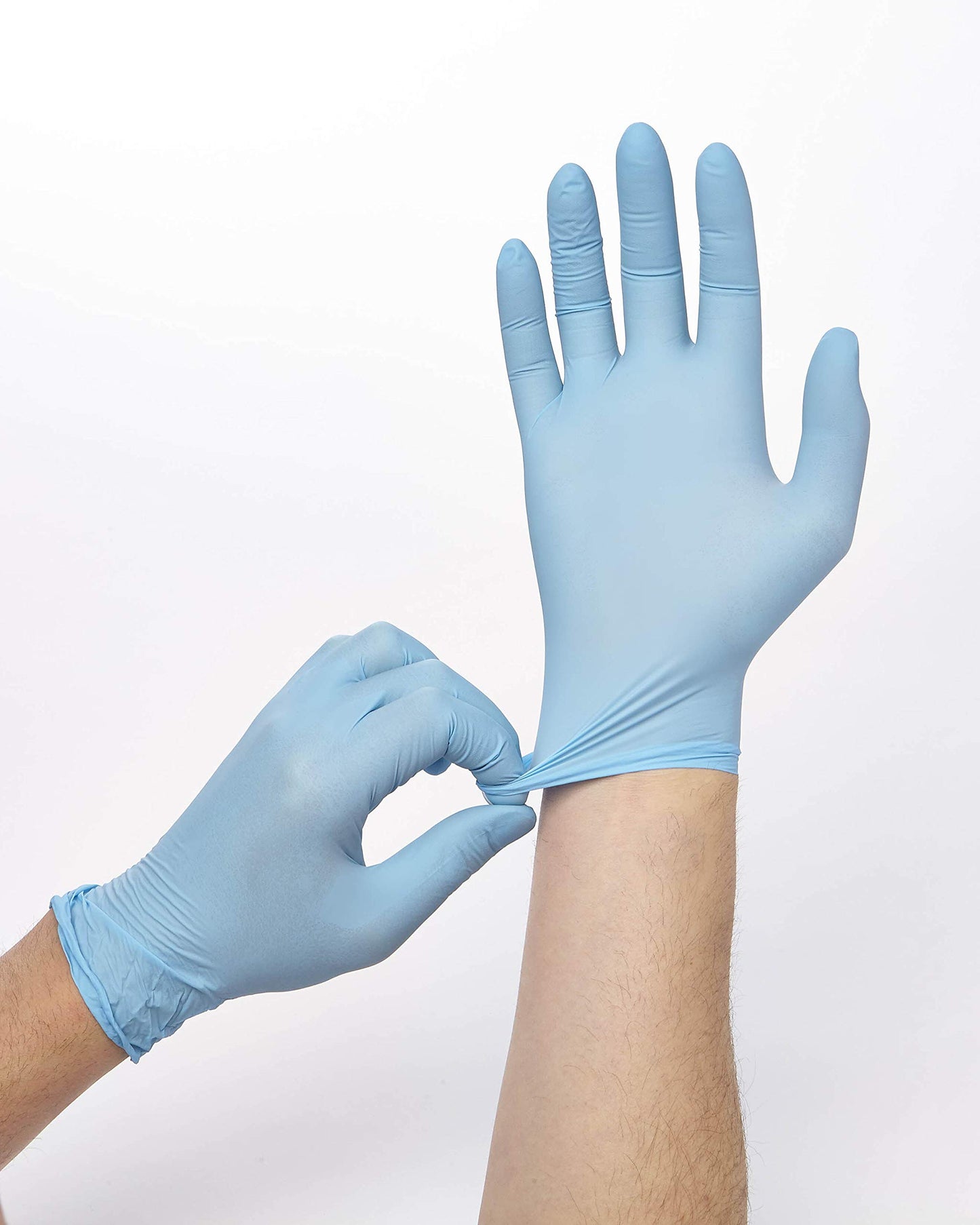 Medline Venom Nitrile Gloves, Powder-Free, Multi-Purpose, Disposable, Comfortable, Strong, Non-Slip Grip, One-Size, 100 Count