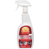 303 Products Marine Multi-Surface Cleaner, Boat Cleaner Spray for Vinyl, Canvas & Upholstery - Removes Dirt & Grime, Sunbrella Recommended, 32 oz